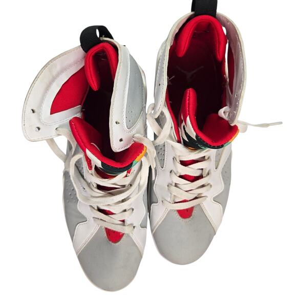 AIR JORDAN VII 7 RETRO CDP SIZE 11 HARE WHITE TRUE RED LIGHT SILVER 304775 102 main image 6